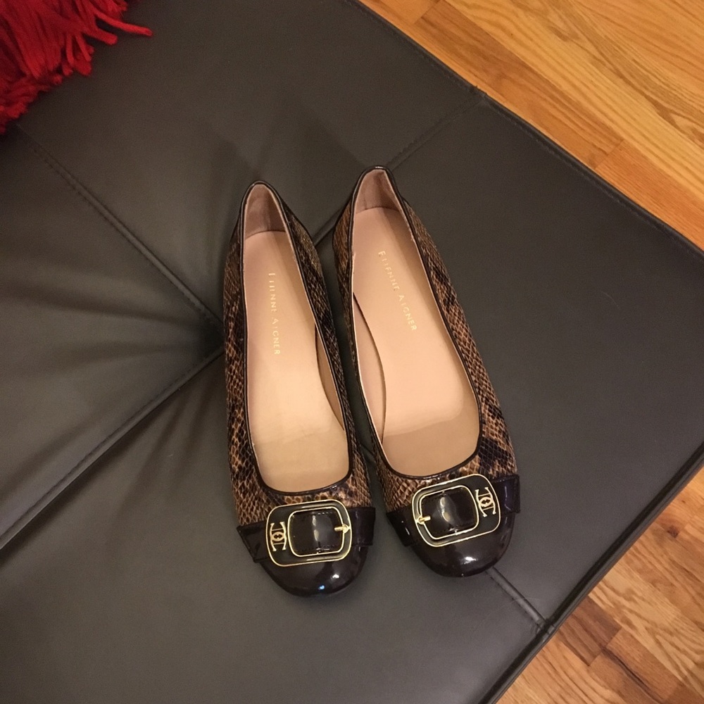 Women’s Etienne Aigner Brown flats